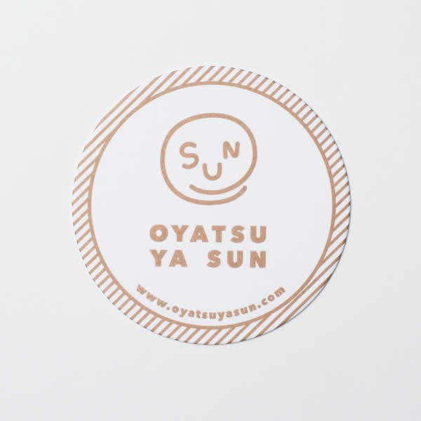 OYATU YA SUN様 両面印刷 : 活版 コースター 1
